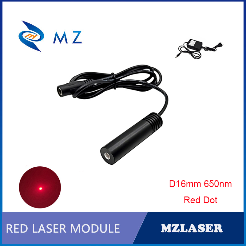 Industrial Laser Supply - Red Dot Laserdiode Module 650nm D16x63mm