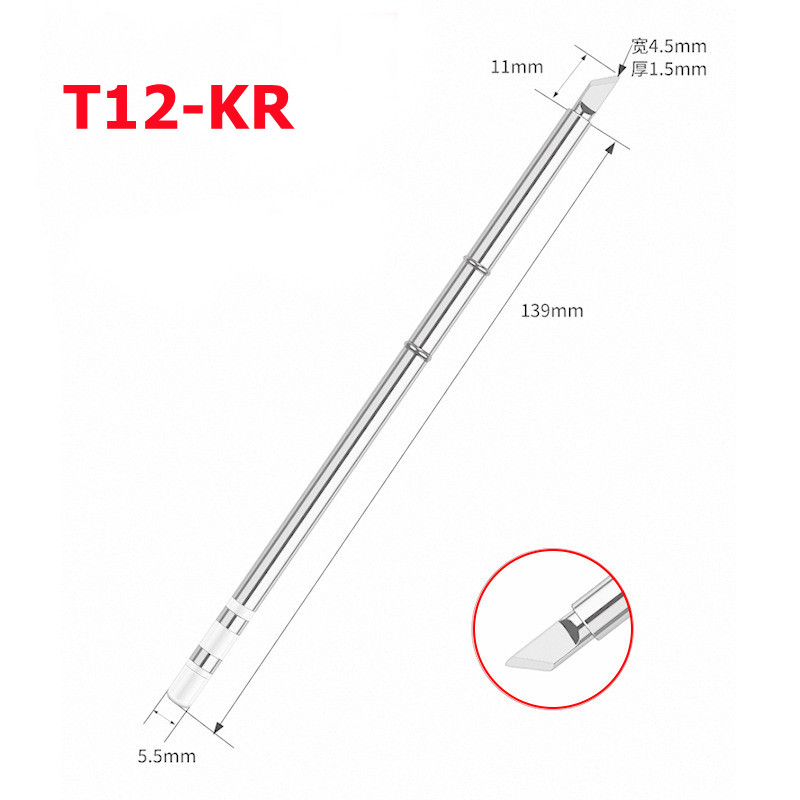 Industrial Laser Soldering Iron - T12 Soldeerbout Tips T12kr Ijzeren Tip