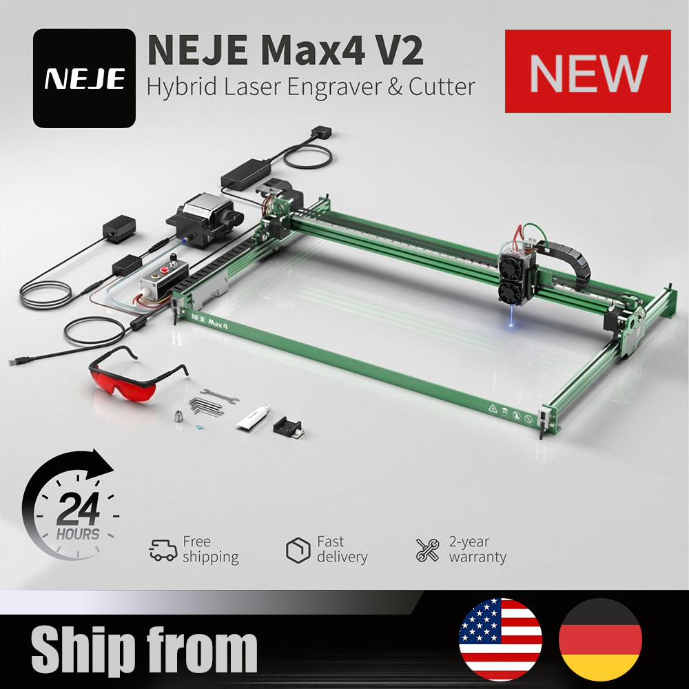 Industrial Grade Laser Engraver - NEJE Max4 V2 E80 80W Lasergraveer-