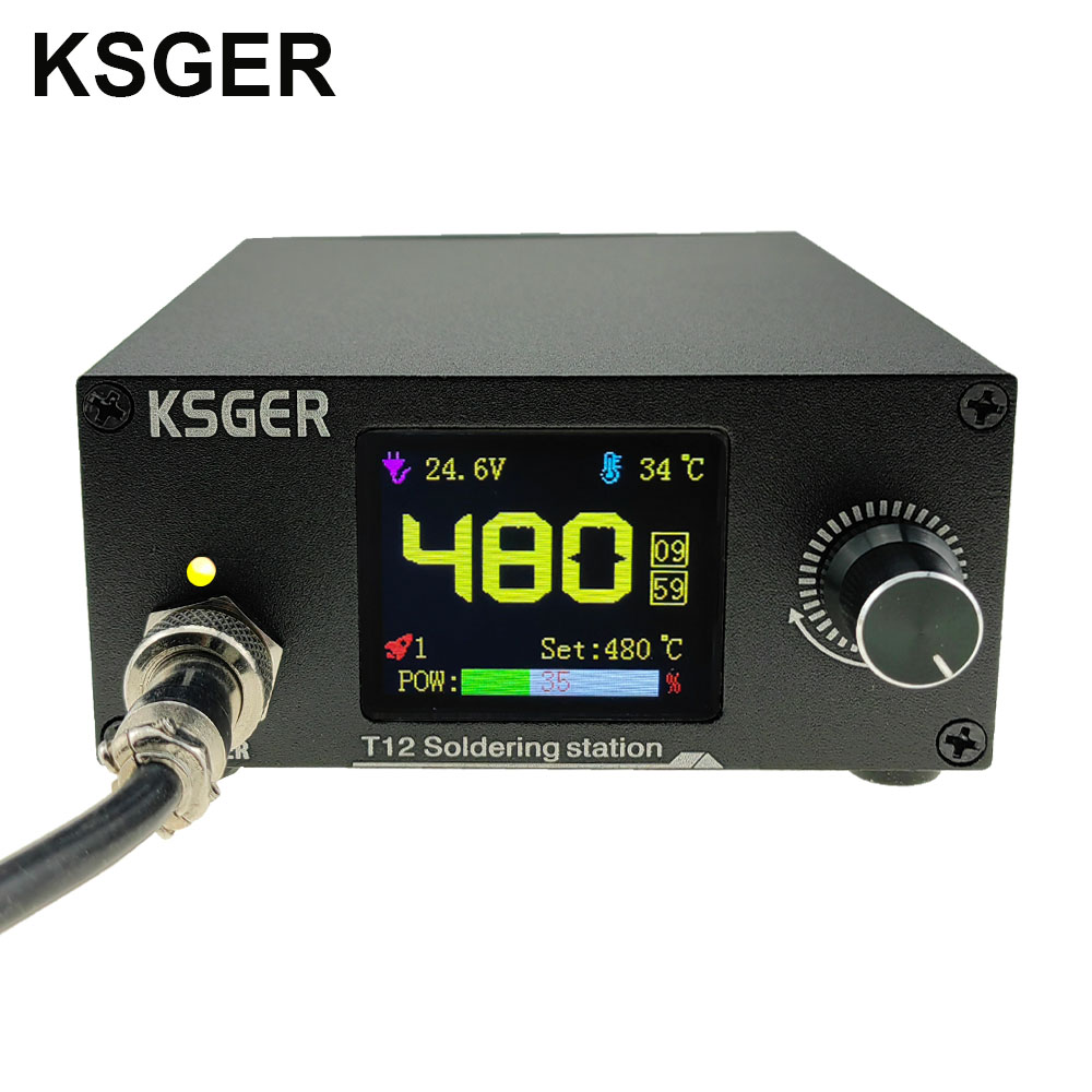 Industrial Laser Soldering Iron - KSGER T12 Soldeerstation Iron Tips STC