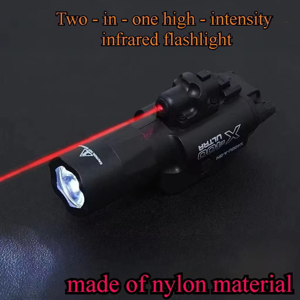 Industrial Laser Gun - 2-in-1 X400U Hoge-intensiteit zaklamp laserpointer past