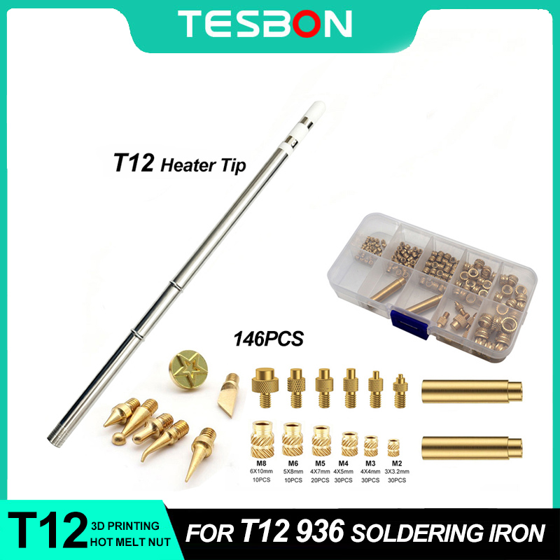 Industrial Laser Soldering Iron - 3D-geprinte hotmelt-noot-inzetstukken voor Quicko T12 soldeerbout,