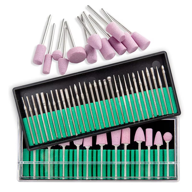 Acrylic Cutting Machine - YIKOOLIN 12/30-delige nagelboorbitsset, kwartsstenen roterende freesjes,