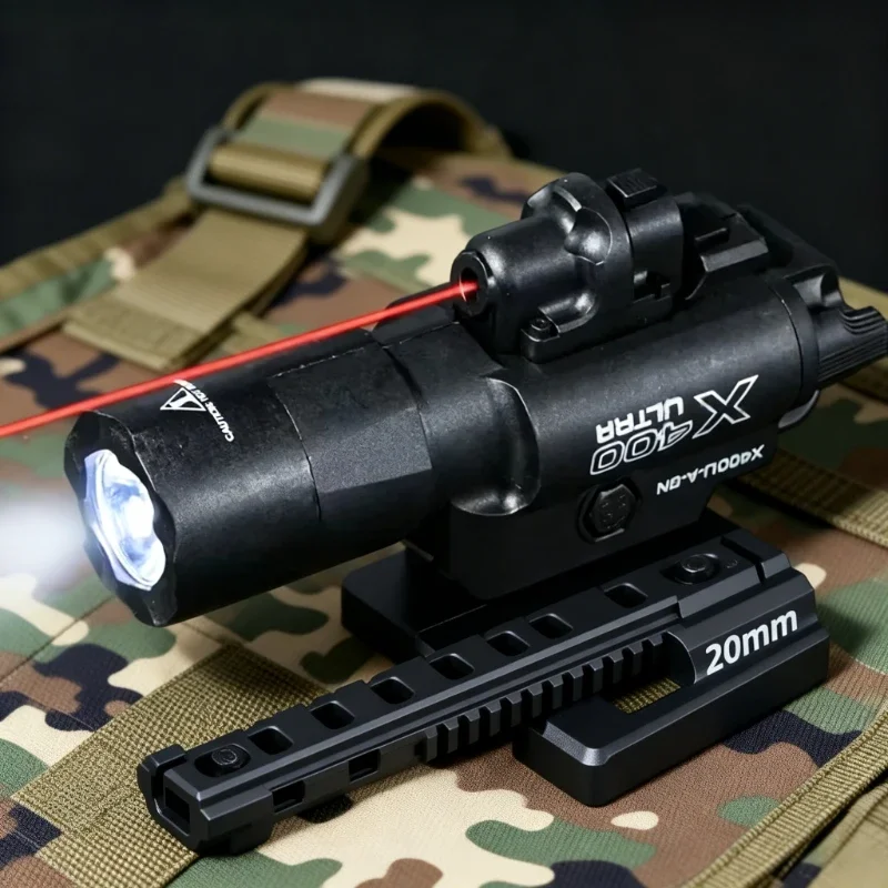 Industrial Laser Gun - X400U 2-in-1 Hoge-intensiteit zaklamp laserpointer past