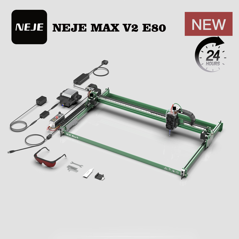 Industrial Grade Laser Engraver - NEJE MAX V2 E80 80W 455nm