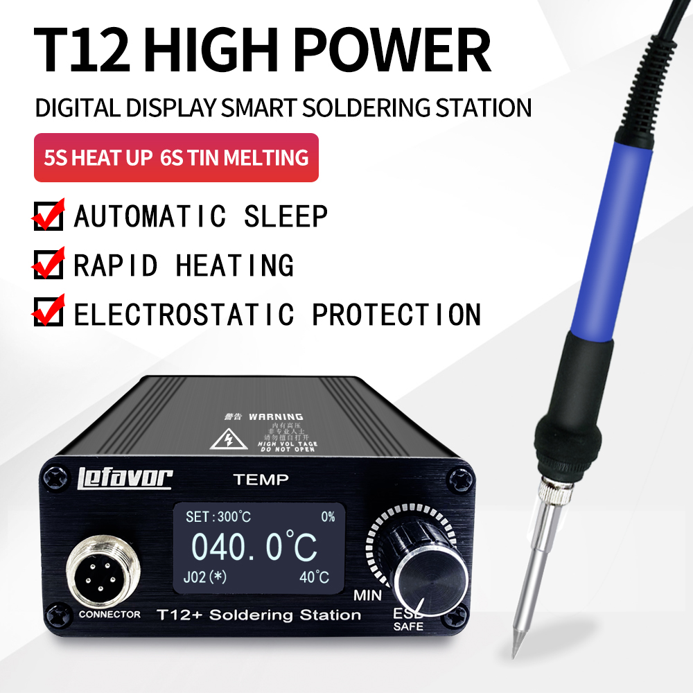 Industrial Laser Soldering Iron - T12 + Soldeerstation soldeerbout 1.3 inch