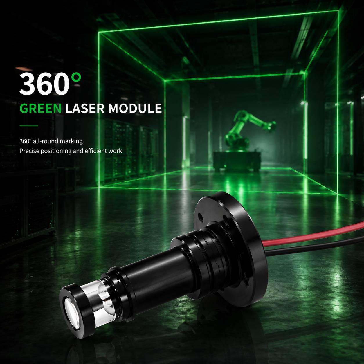 Industriële flensmontage 30mW  - Industrial Laser Light recensie en prijs