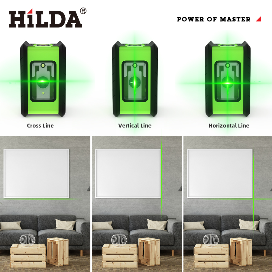 HILDA Laserniveaumeter 2-lijns - Industrial Laser Measurement recensie en prijs