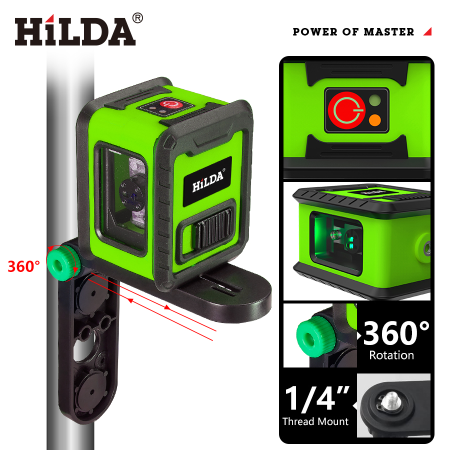 HILDA Laserniveaumeter 2-lijns - Industrial Laser Measurement recensie en prijs