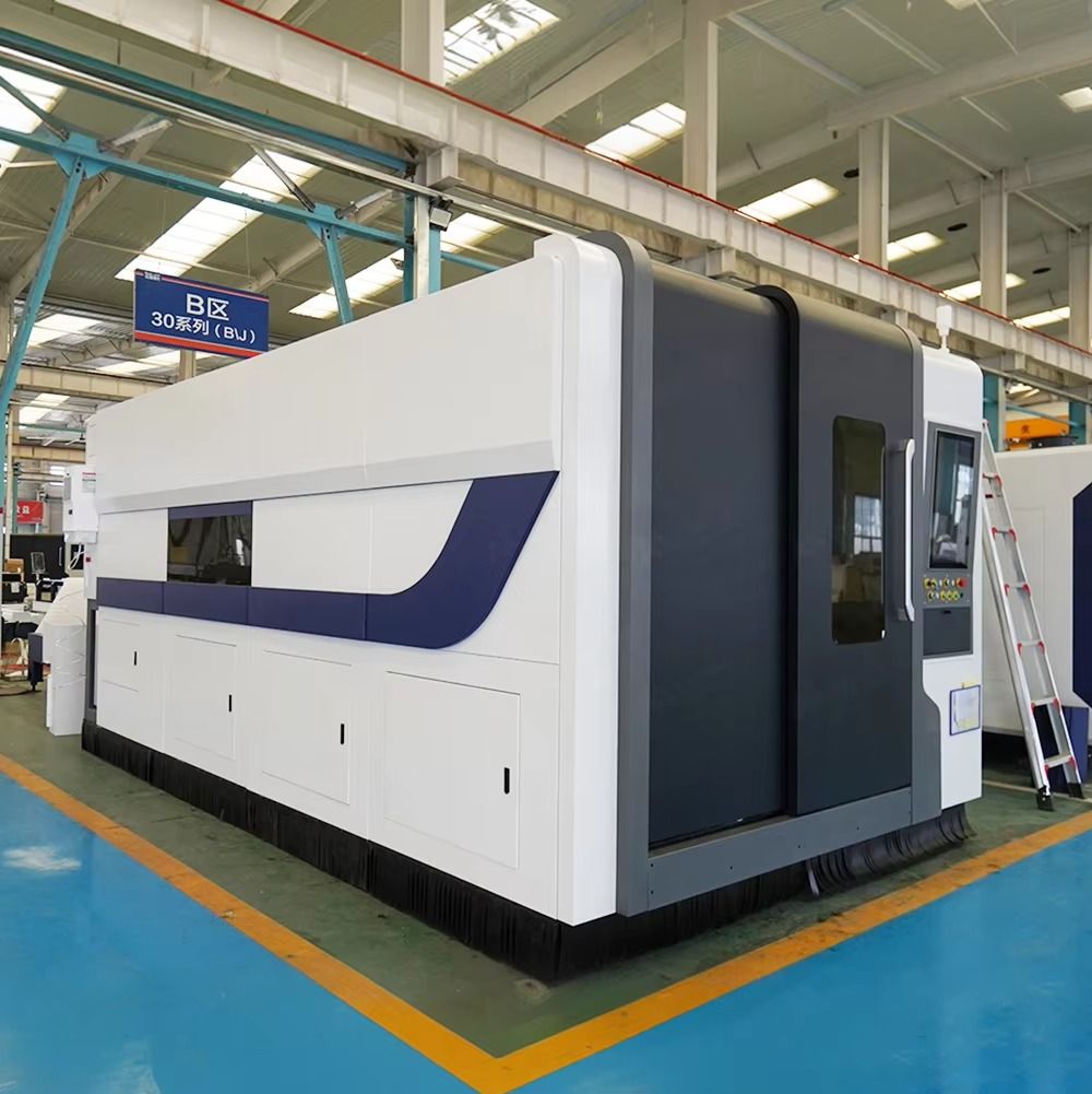 12kw 20kw ingesloten metalen l - Industrial Laser Cutting Machines recensie en prijs