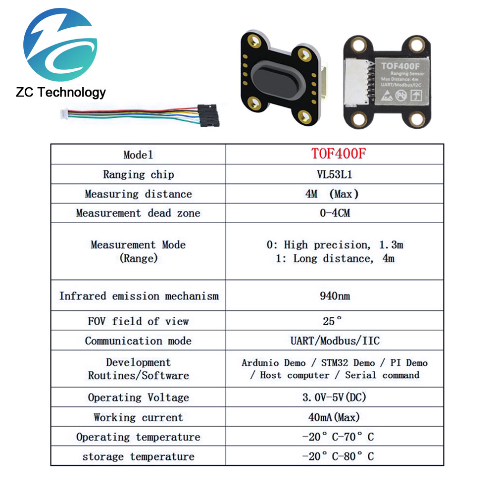 VL6180/VL53L0/VL53L1 Time-of-F - Industrial Laser Measurement recensie en prijs