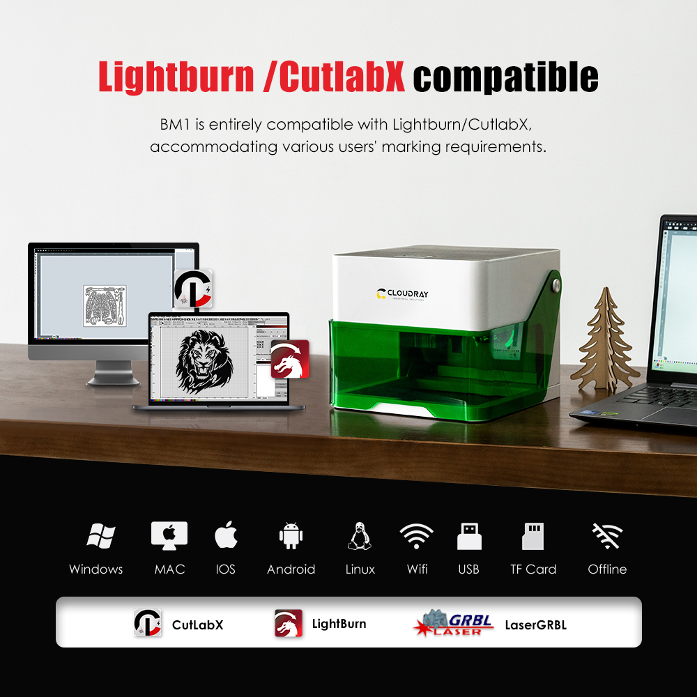 Cloudray 5000 mw CNC Mini Lase - Industrial Laser Blasting recensie en prijs