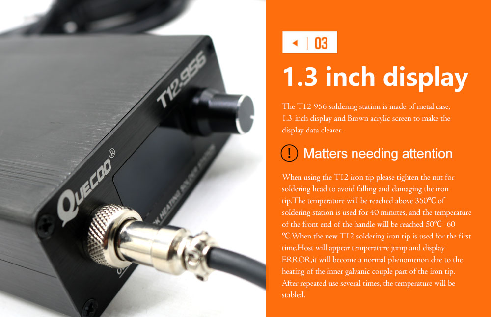 QUECOO T12-956 Soldeer digitaa - Industrial Laser Soldering Iron recensie en prijs
